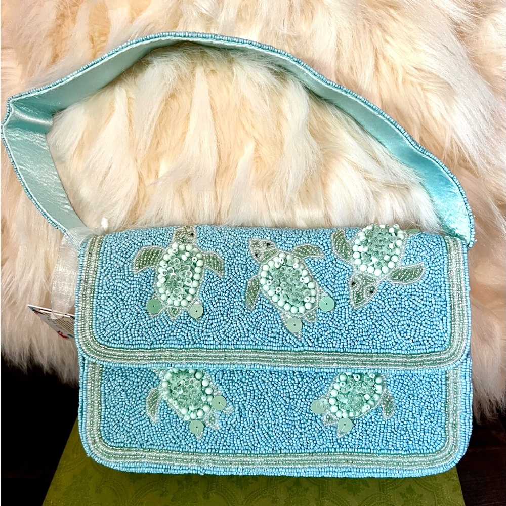 Beaded Sea Turtle Bag